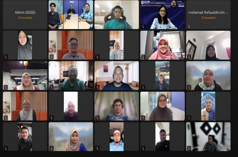 REGISTRATION AND BRIEFING SESSION FOR NEW UUM COLGIS POSTGRADUATE STUDENTS (SESSION A252) SUCCESSFULLY CONDUCTED ONLINE